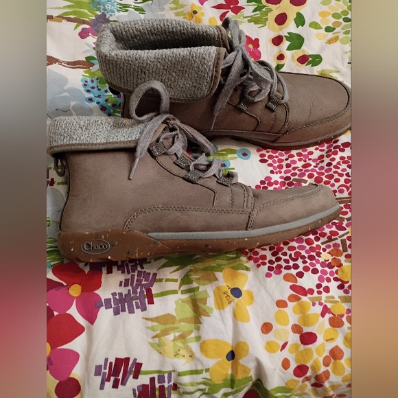 Chaco Barbury Boots with Heathered Cuffs Size 9 - Picture 1 of 6